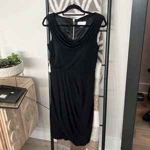 Jessica Simpson - Black Drapped Cocktail Dress - SZ: 8